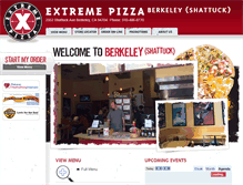 Tablet Screenshot of berkeley.extremepizza.com