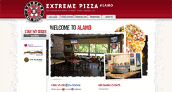 Desktop Screenshot of alamo.extremepizza.com