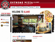 Tablet Screenshot of alamo.extremepizza.com