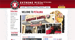 Desktop Screenshot of petaluma.extremepizza.com