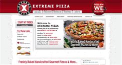 Desktop Screenshot of extremepizza.com